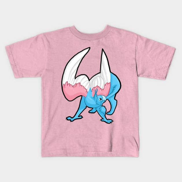 Trans Pride Gryphon Kids T-Shirt by Khalico